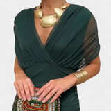 Bláthnaid - Radiant Colourblock Maxi Dress