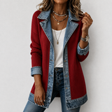 Yvonne | Jacke im Zweifarben-Look