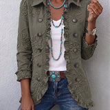 Faustine | Embroidered Floral Utility Jacket