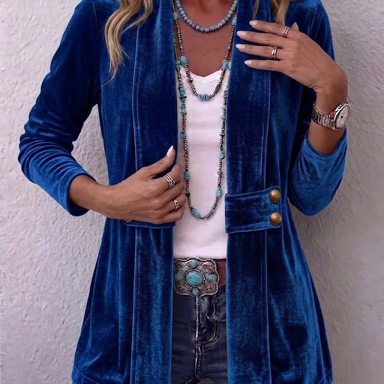 Katrin™ | Offener Blazer with Schimmer
