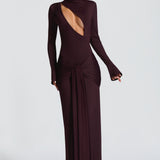 TAHNEE | PLUM MAXI DRESS