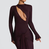 TAHNEE | PLUM MAXI DRESS