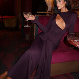 TAHNEE | PLUM MAXI DRESS