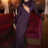 TAHNEE | PLUM MAXI DRESS