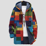Clíodhna - Colour Block Hooded Cardigan