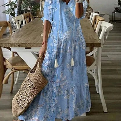 LUNA | BOHO MIDI-KLEID FÜR EINEN UNGEZWUNGENEN LOOK