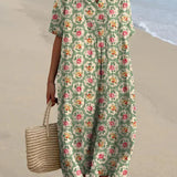 Odharnait - Floral Print Dress
